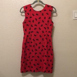 90s Silk Bow Dress